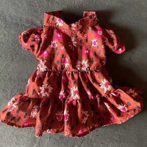 Dog fall floral dress